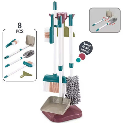 Cleaner Tool Toy with Hanging Rack, Easy to Assemble and Disassemble, Safe for Ages 3
