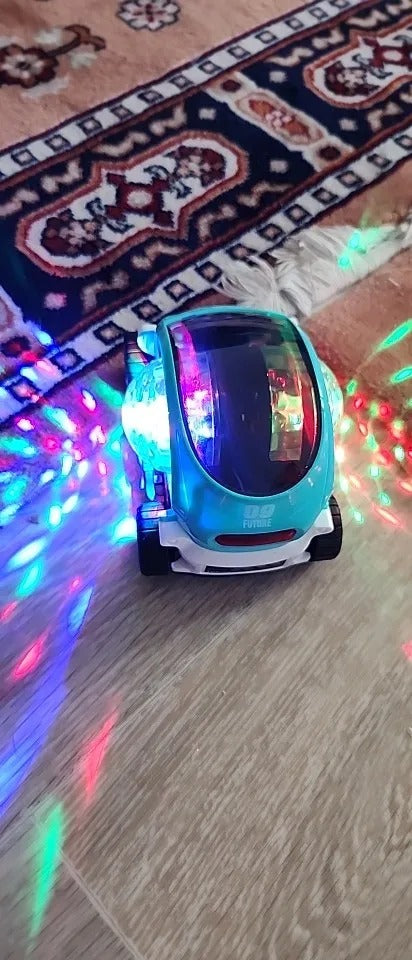 Colorful Electric Toy Car with 360° Spinning Wheels, Bright 4D Lights, Playful Music, Safe for Ages 4+