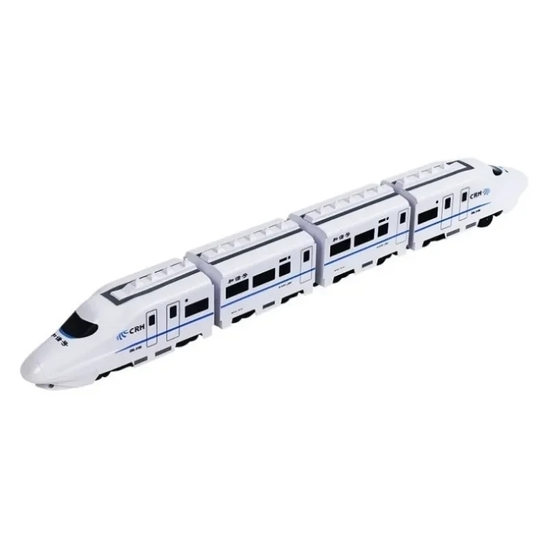 DIY Electric Train Toy with Lights and Sounds, 360° Spinning, Auto Obstacle Avoidance, Safe for Ages 2+