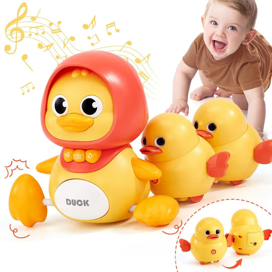 Dancing Duck Toy with Music, Lights and Walking, Safe for Ages 6 Months+