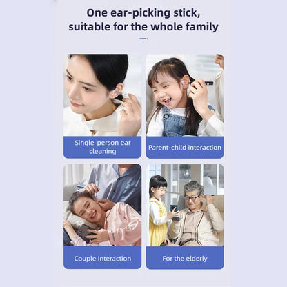 Earwax Removal Tool with Camera and Light, 360° View, Soft Silicone Tip, High-Speed WiFi Imaging