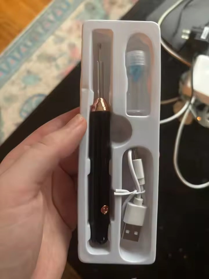 Earwax Removal Tool with Camera and Light, 360° View, Soft Silicone Tip, High-Speed WiFi Imaging