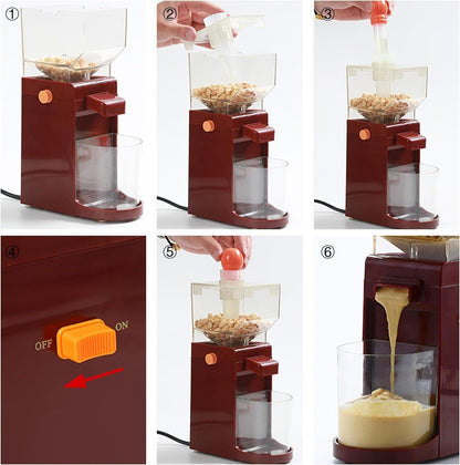 Electric Peanut Butter Maker Machine, Sesame Sauce Nut Grinder, Automatic Milling Grinding Machine