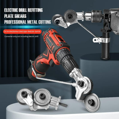 Electric Drill Refitting Plate Shears with Precision Metal Cutting and Multi-Material Cutting Capability