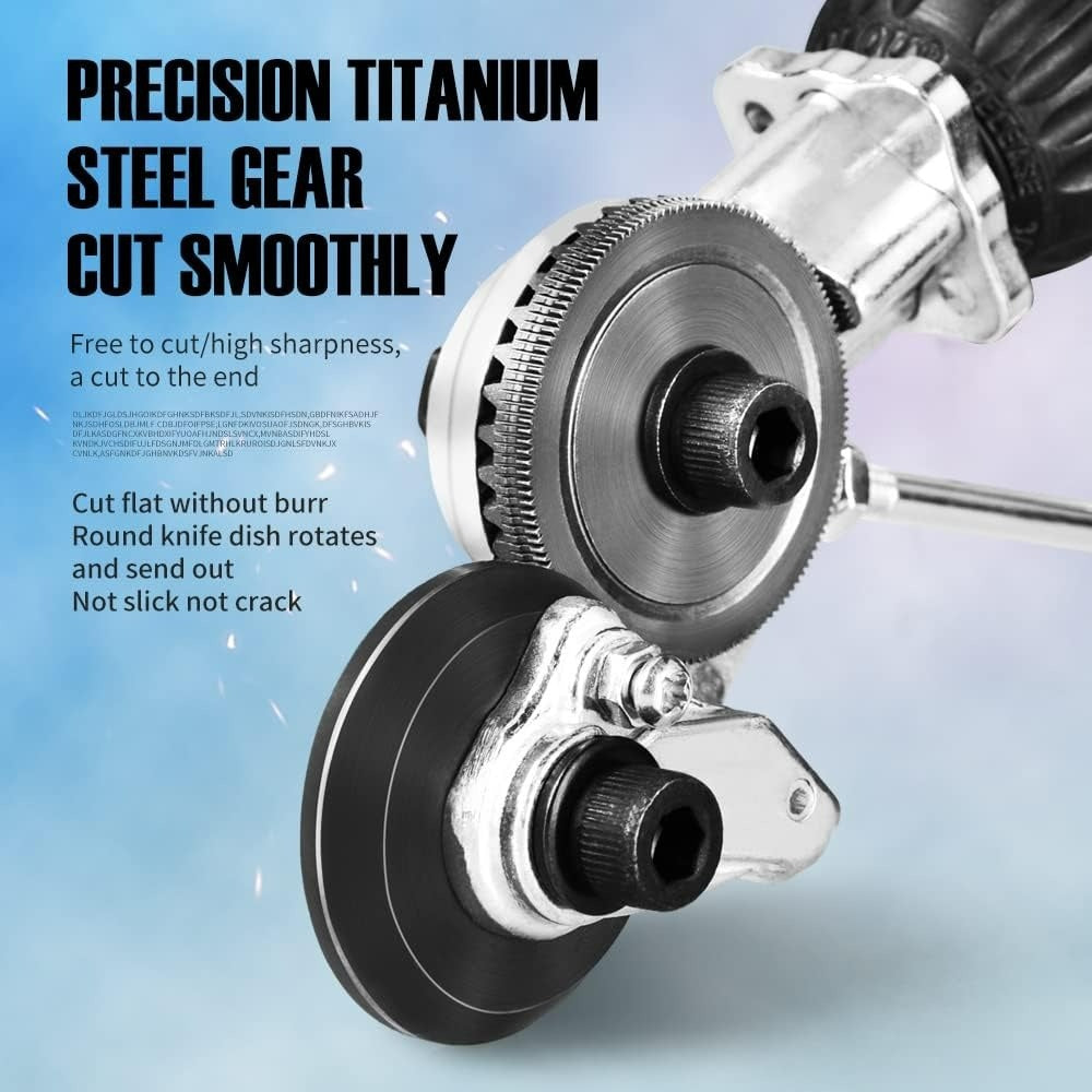 Electric Drill Refitting Plate Shears with Precision Metal Cutting and Multi-Material Cutting Capability