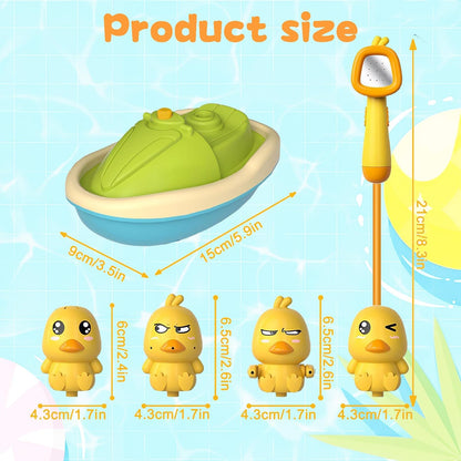 Electric Duck Bath Toy with Automatic Water Sprayer, LED Lights, Safe for Ages 2+
