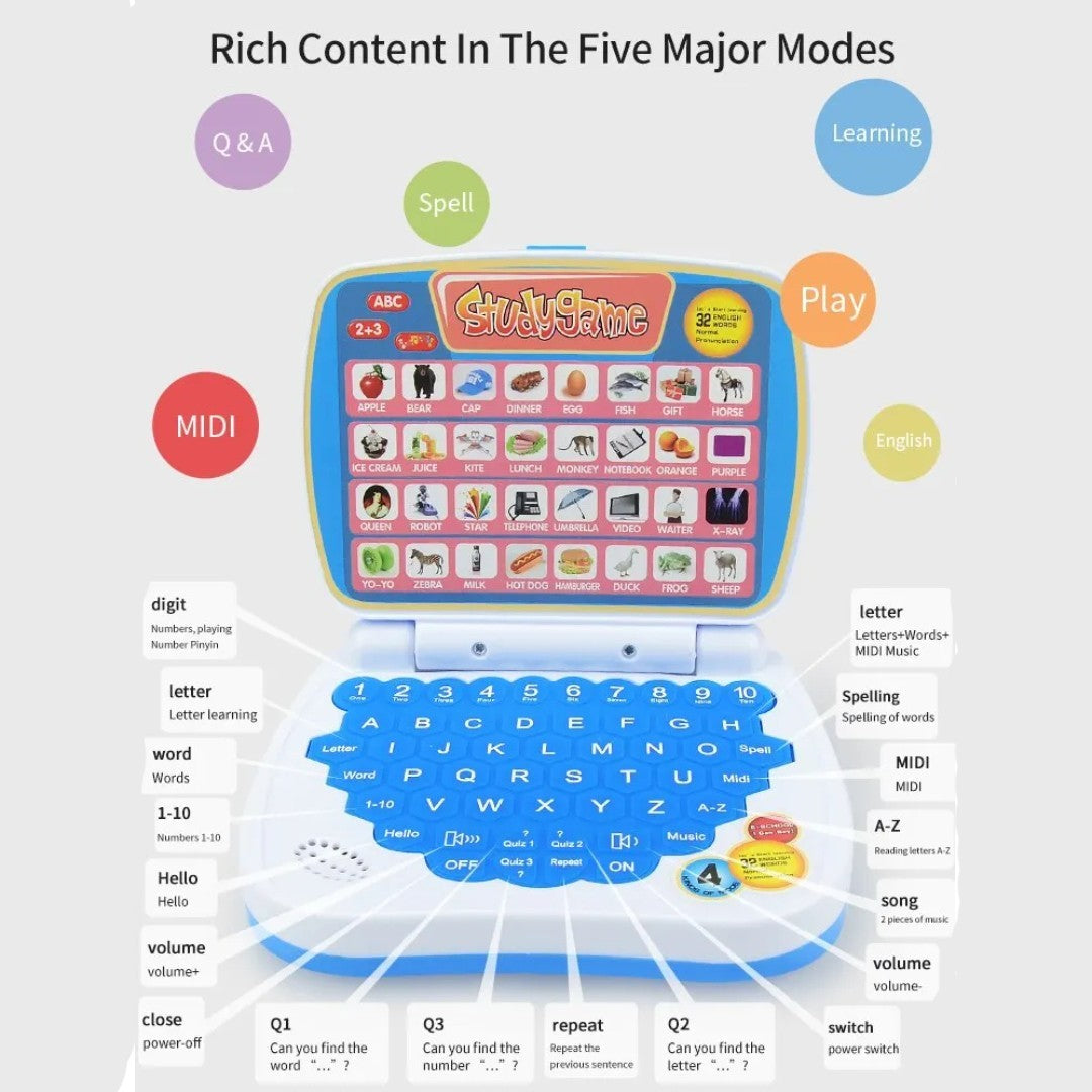 Electronic Educational Toy, Fun Learning Tool, Tech Familiarization, Skill Development, Safe for Aged 3+