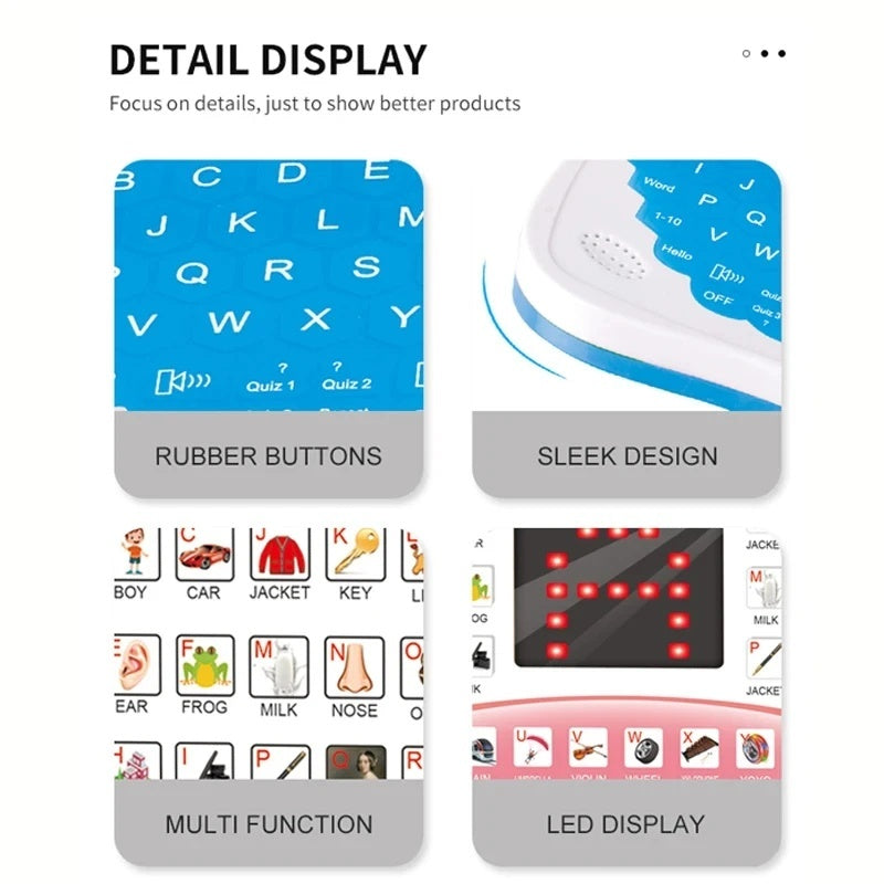 Electronic Educational Toy, Fun Learning Tool, Tech Familiarization, Skill Development, Safe for Aged 3+