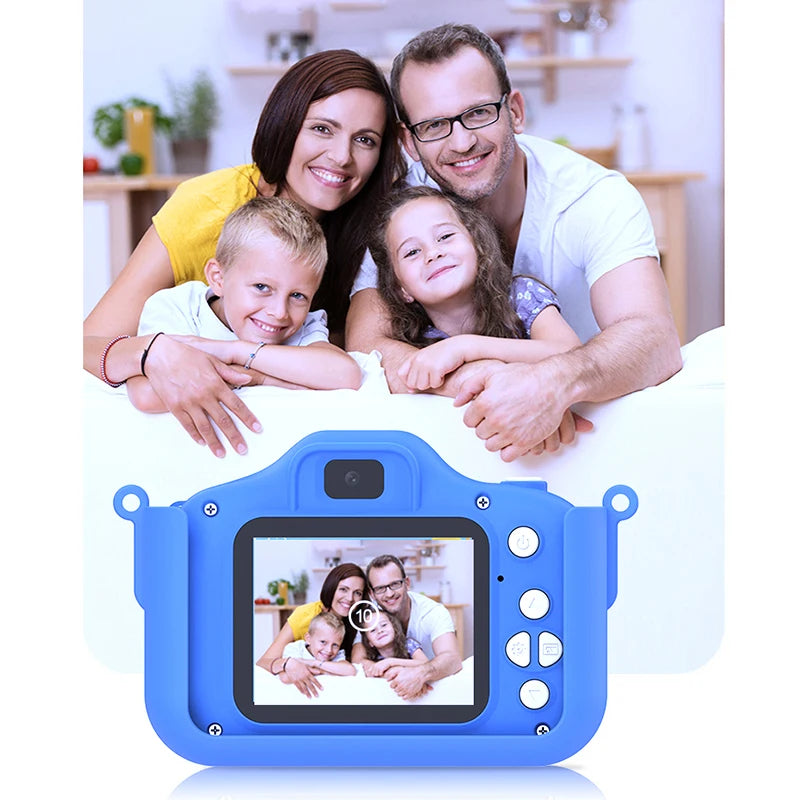 Exciting Camera for Inquisitive Children With Selfie, 32GB Storage, Display Screen, Fun Cartoon Design for Ages 3+