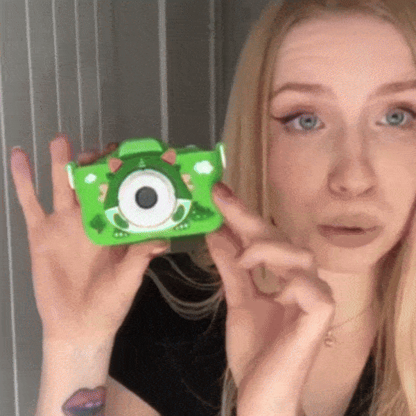 Exciting Camera for Inquisitive Children With Selfie, 32GB Storage, Display Screen, Fun Cartoon Design for Ages 3+