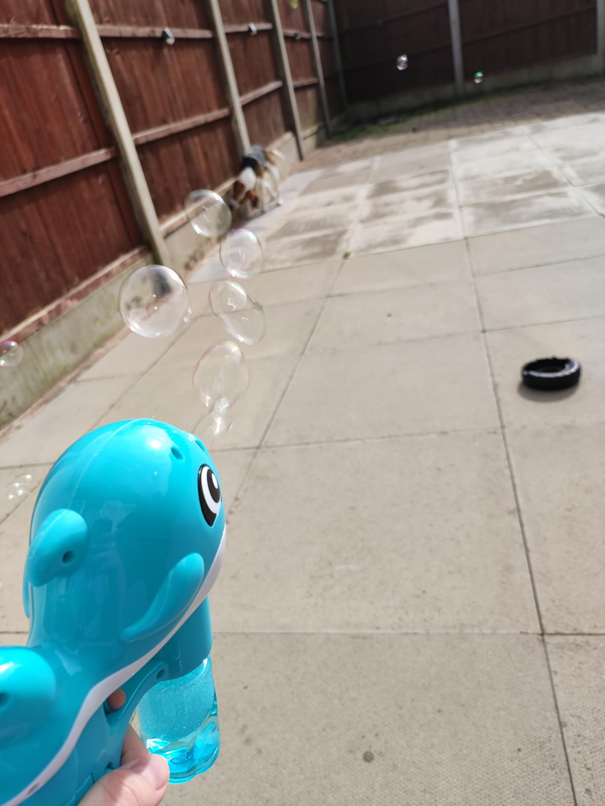 Fully Automatic Whale Bubble Gun Toy holds Music, Light - Bubble Outdoor Must-have - Safe for Ages 2+