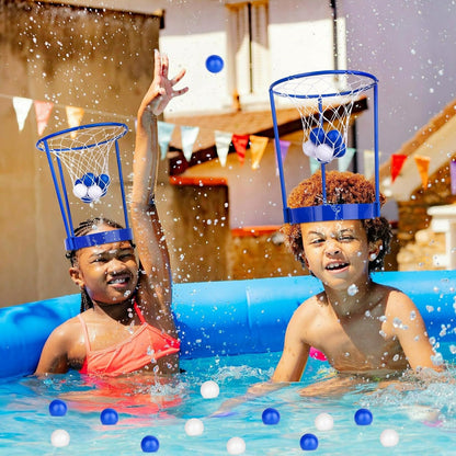 Head Hoop Basketball, Party Game Set, Easy to Assemble, Complete 2-Player Accessories Included, Safe for Ages 4+