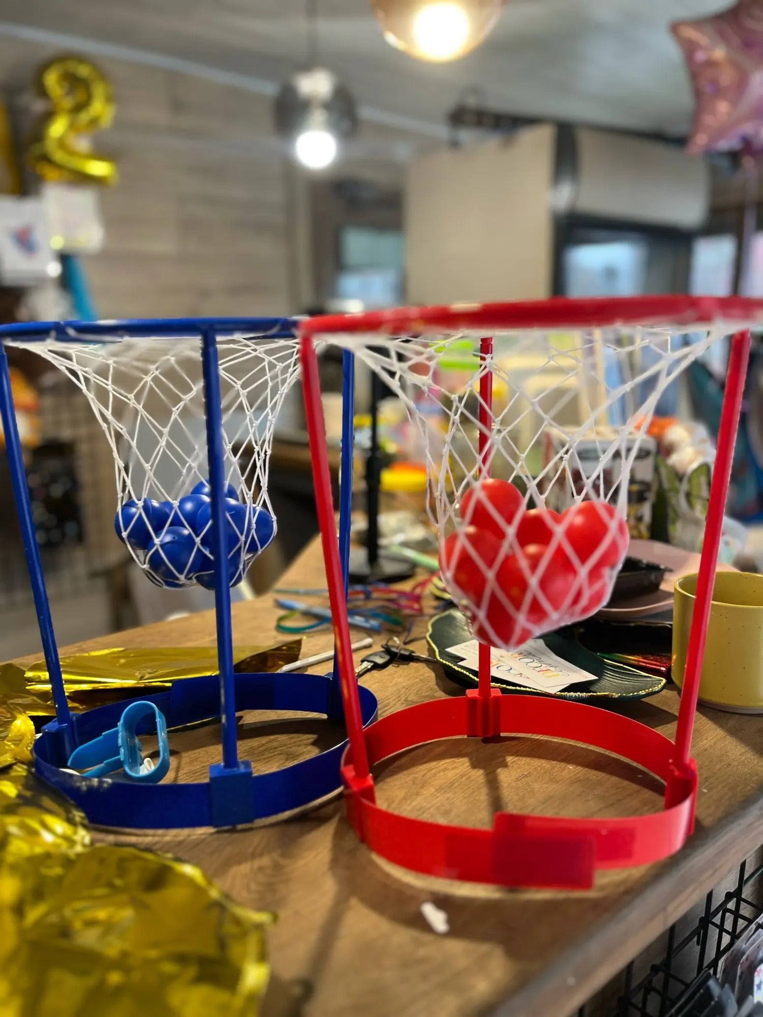 Head Hoop Basketball, Party Game Set, Easy to Assemble, Complete 2-Player Accessories Included, Safe for Ages 4+