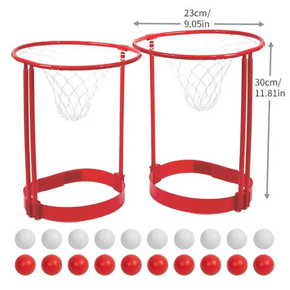 Head Hoop Basketball, Party Game Set, Easy to Assemble, Complete 2-Player Accessories Included, Safe for Ages 4+