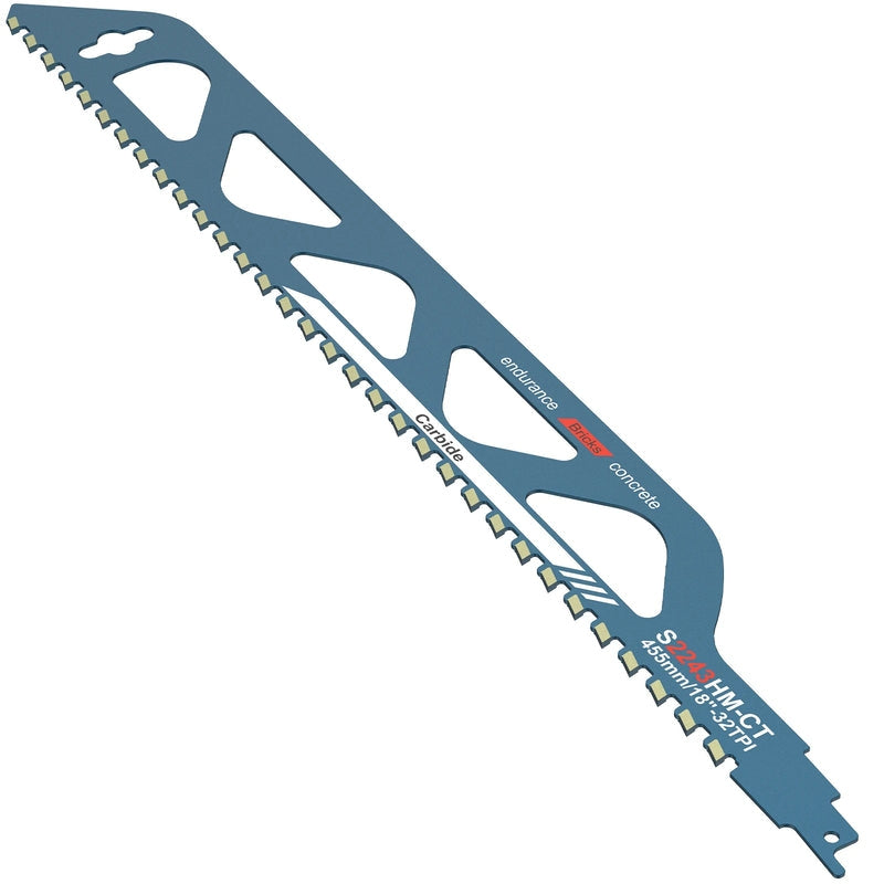 Heavy-Duty Reciprocating Saw Blade for Brick, Concrete, and Masonry