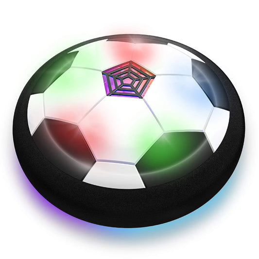 Hover Soccer Ball with Colorful LED Lights, Durable Materials and Battery Operation, Safe for Ages 3+