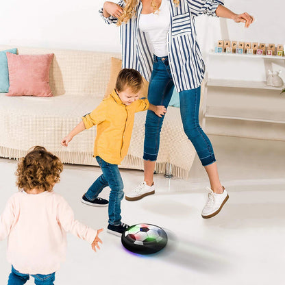 Hover Soccer Ball with Colorful LED Lights, Durable Materials and Battery Operation, Safe for Ages 3+