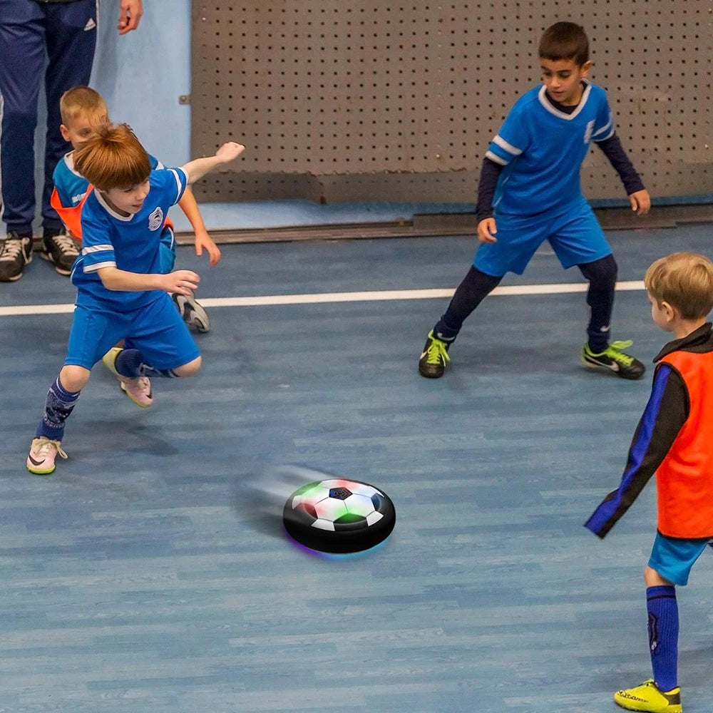 Hover Soccer Ball with Colorful LED Lights, Durable Materials and Battery Operation, Safe for Ages 3+