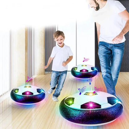 Hover Soccer Ball with Colorful LED Lights, Durable Materials and Battery Operation, Safe for Ages 3+