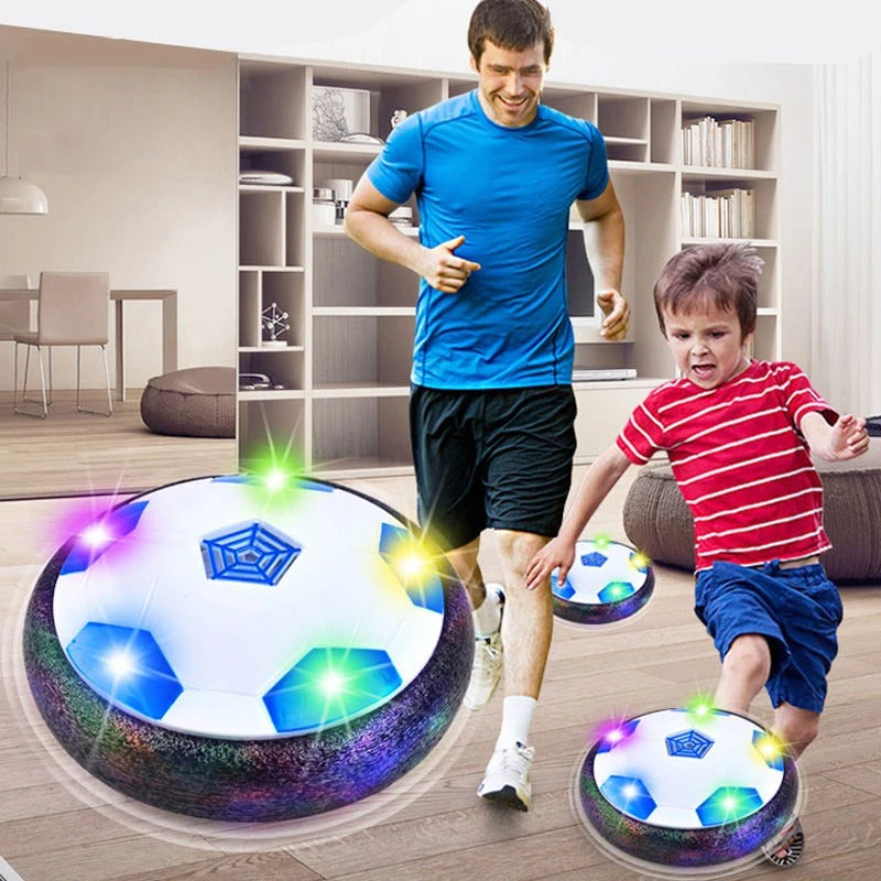 Hover Soccer Ball with Colorful LED Lights, Durable Materials and Battery Operation, Safe for Ages 3+