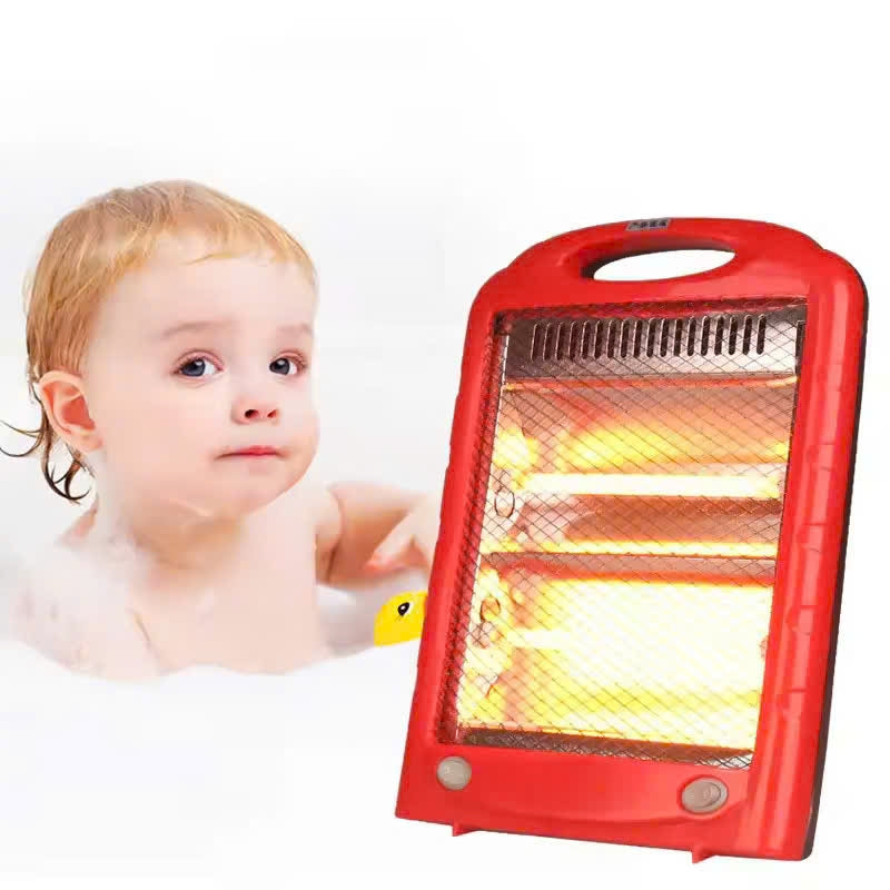 Infrared Quartz Space Heater – 300W, 600W Portable Electric Radiant Halogen Heater with Safe Materials