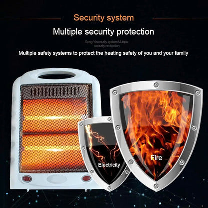 Infrared Quartz Space Heater – 300W, 600W Portable Electric Radiant Halogen Heater with Safe Materials