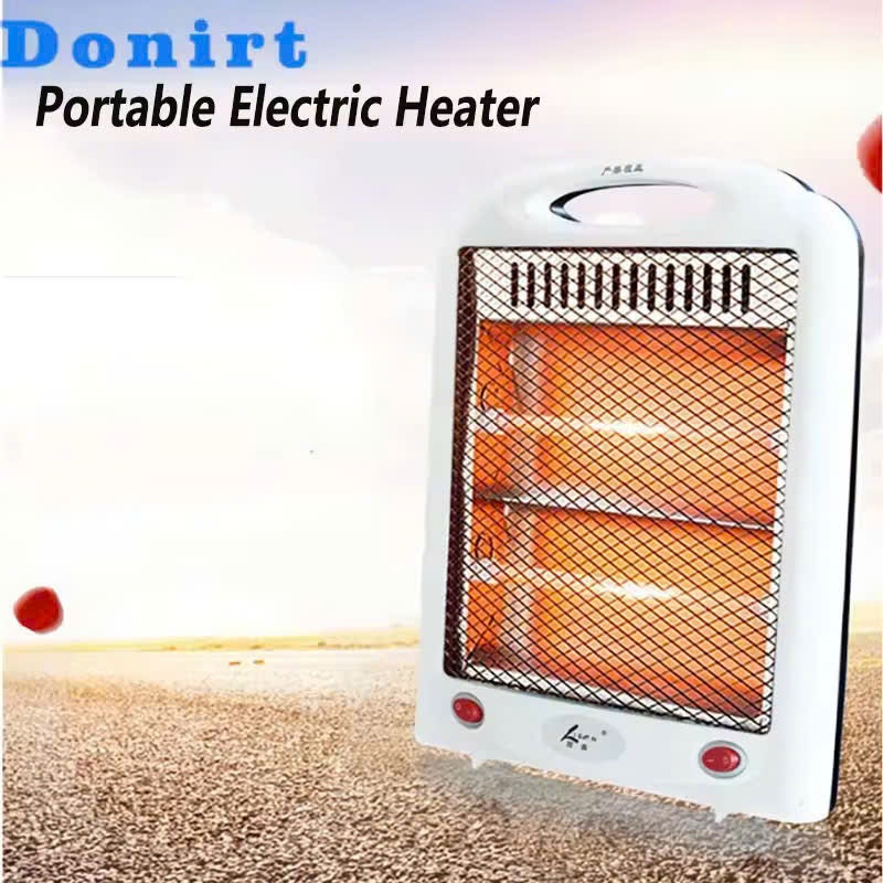 Infrared Quartz Space Heater – 300W, 600W Portable Electric Radiant Halogen Heater with Safe Materials