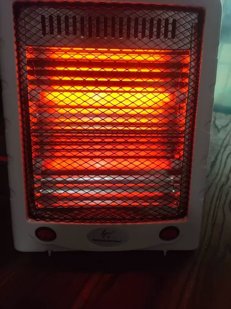 Infrared Quartz Space Heater – 300W, 600W Portable Electric Radiant Halogen Heater with Safe Materials