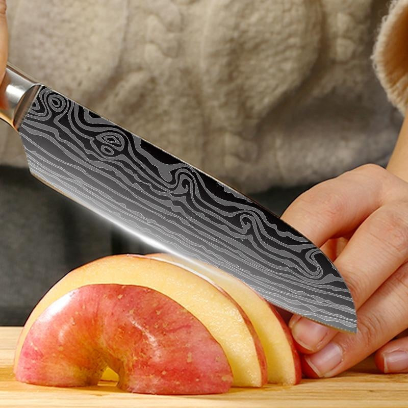 Japanese Chef Knives, Professional Kitchen Knife Set, Stainless Steel Professional Chef Knife Set