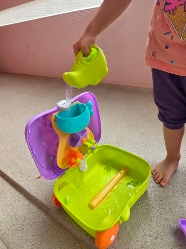 Kids Beach Toy Set, Sand and Water Play, BPA-Free Plastic, Variety of Tools & Shapes, Safe for Ages 2+