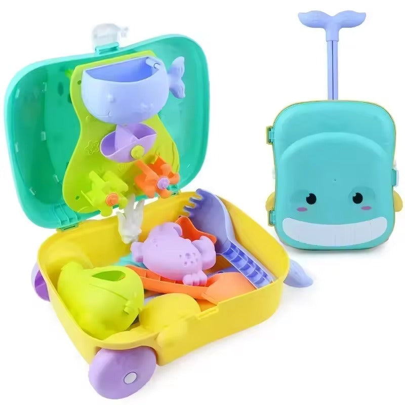 Kids Beach Toy Set, Sand and Water Play, BPA-Free Plastic, Variety of Tools & Shapes, Safe for Ages 2+