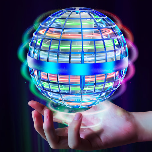 Magic Flying Orb Ball with LED Light, Boomerang Return and USB Rechargeable, Safe for Ages 6+