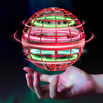 Magic Flying Orb Ball with LED Light, Boomerang Return and USB Rechargeable, Safe for Ages 6+