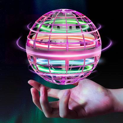 Magic Flying Orb Ball with LED Light, Boomerang Return and USB Rechargeable, Safe for Ages 6+