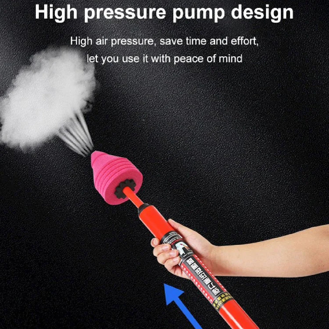 Manual Toilet Drain Unblocker, High Pressure Air Power, Reusable Plunger for Home Pipe Cleaning