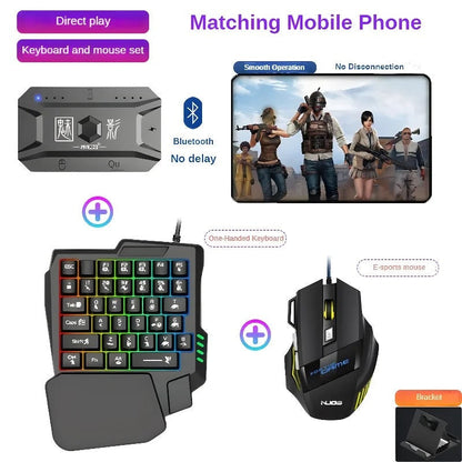 Mobile Gaming Keyboard Mouse Converter BT 5.0 Adapter