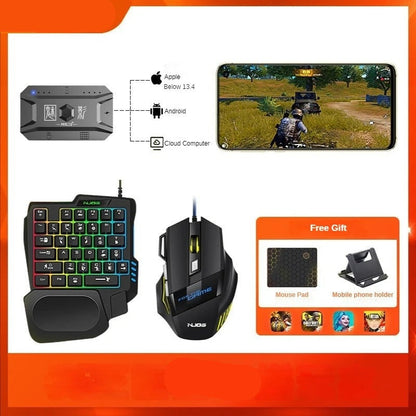 Mobile Gaming Keyboard Mouse Converter BT 5.0 Adapter