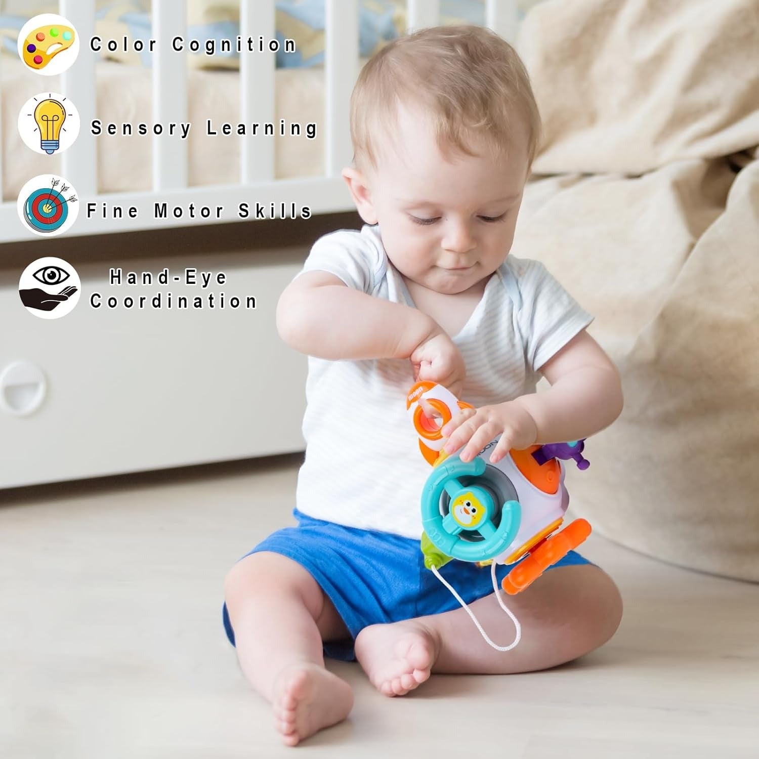 Montessori Busy Cube Motor Skill Development Toy