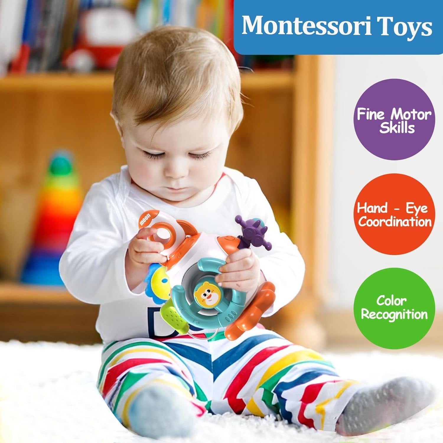 Montessori Busy Cube Motor Skill Development Toy