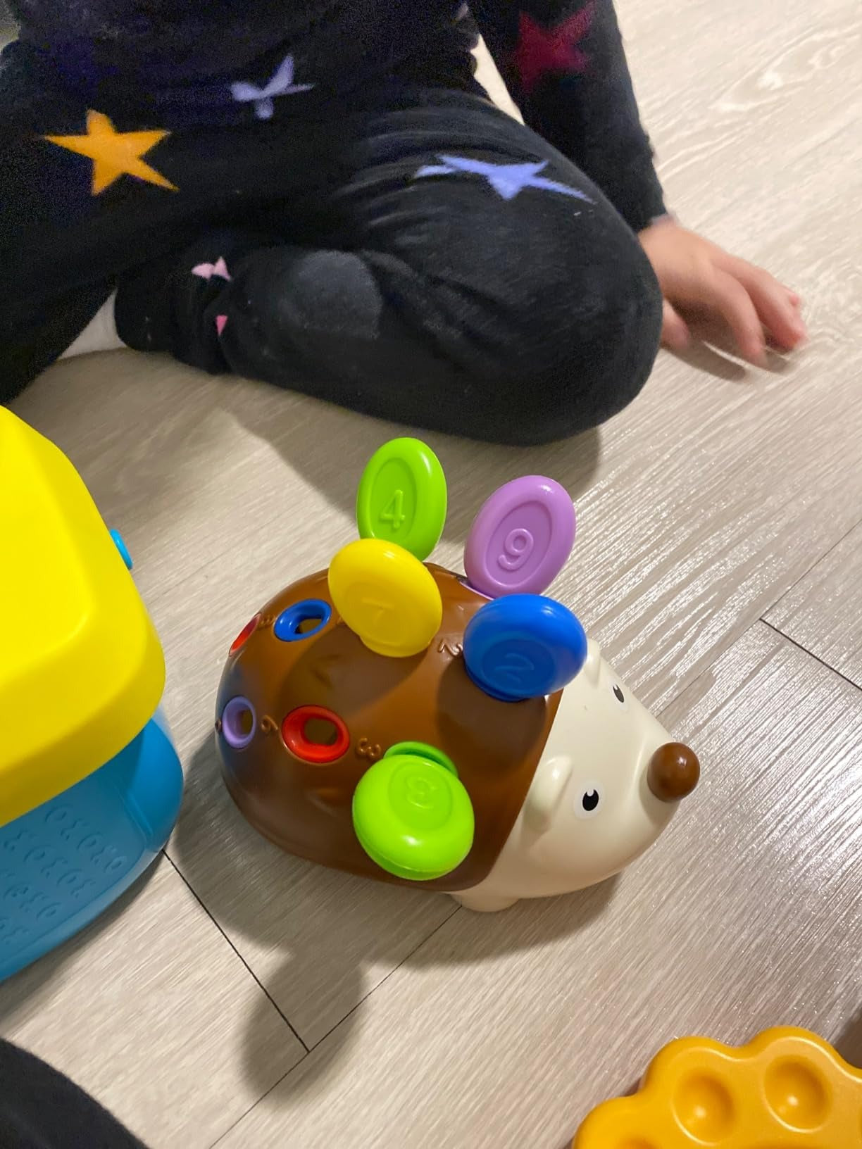 Montessori Hedgehog Learning Toy with Focus and Concentration training, Durable ABS material, Safe for Month 18+