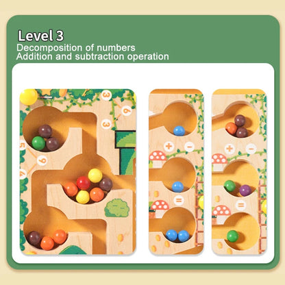 Montessori Magnetic Maze Toy, Develops Counting, Logic & Motor Skills, Safe for Kids Aged 3+