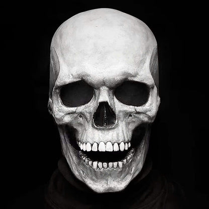Movable Jaw Skull Mask for Halloween Party, Safe Material, Compact and Easy to Carry