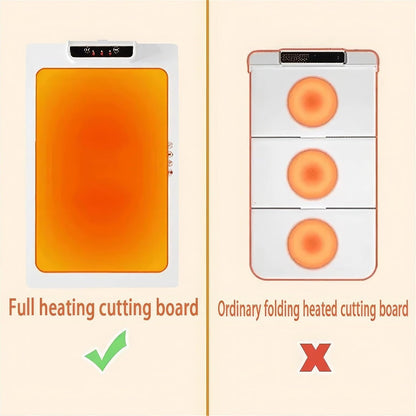 Multi-Functional Electric Beverage & Dish Warming Tray– 220V Foldable, Non-Slip Heating Pad for Hot Meals & Drinks