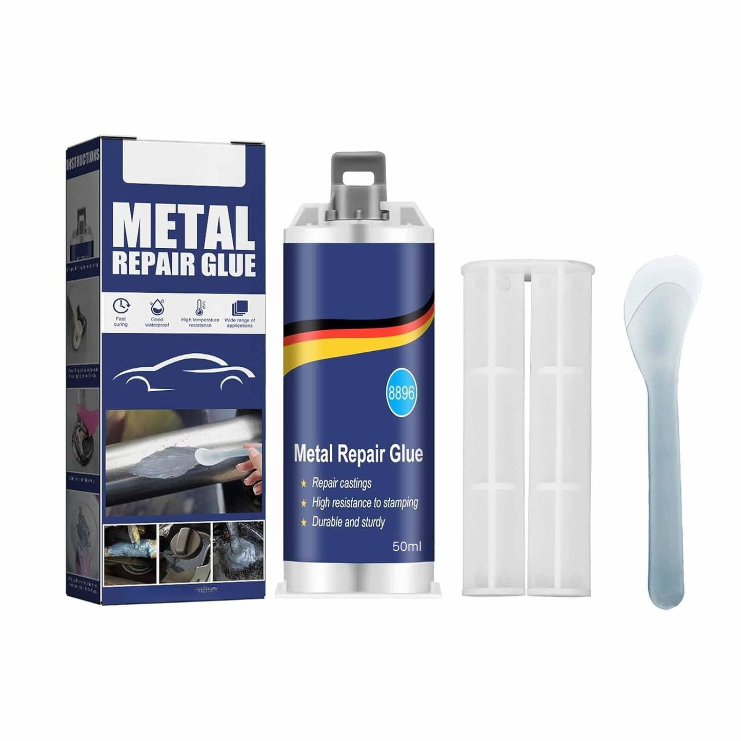 Multi-Purpose Super Glue - For Metal Repair, Leak Sealing, High Temperature & Waterproof Bonding
