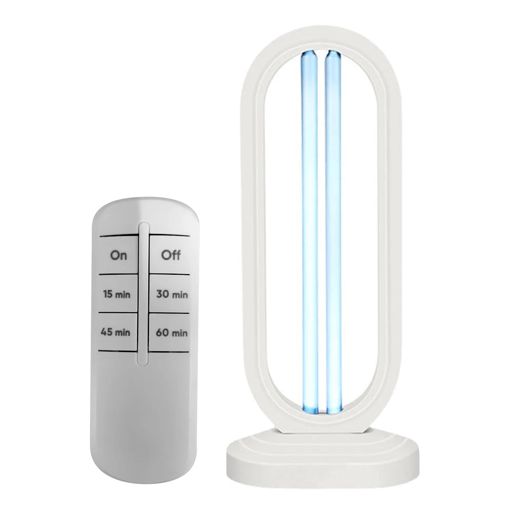 Multi-Surface UV Disinfection Lamp with Ozone & Ozone-Free Modes, Air Purification Function and Remote Control