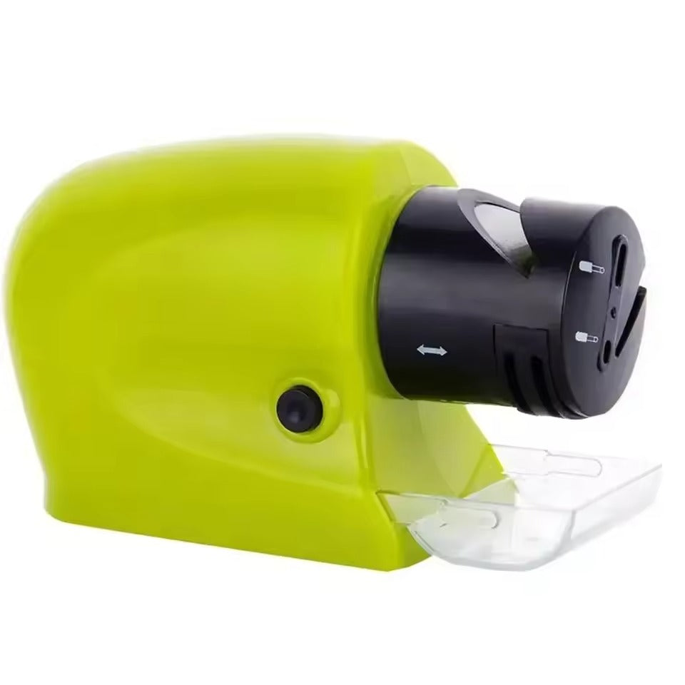 Multifunction Electric Knife Sharpener with Cordless & Portable Design, High-Speed Grinding Wheel