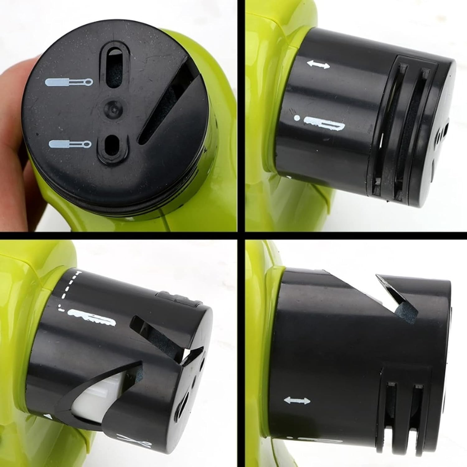Multifunction Electric Knife Sharpener with Cordless & Portable Design, High-Speed Grinding Wheel