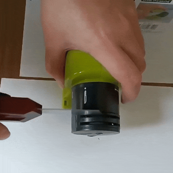 Multifunction Electric Knife Sharpener with Cordless & Portable Design, High-Speed Grinding Wheel