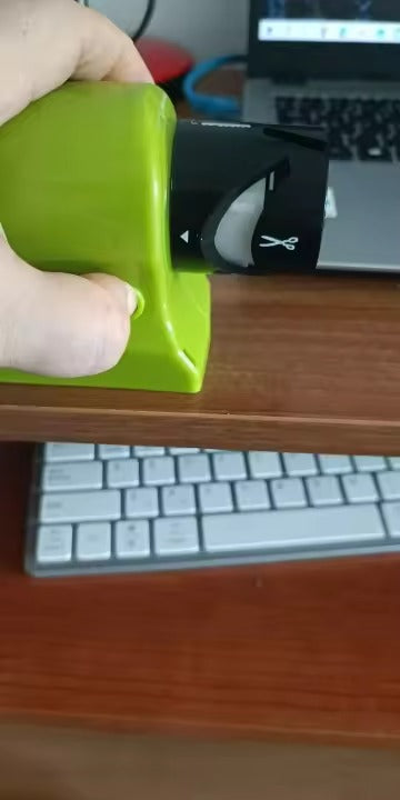 Multifunction Electric Knife Sharpener with Cordless & Portable Design, High-Speed Grinding Wheel