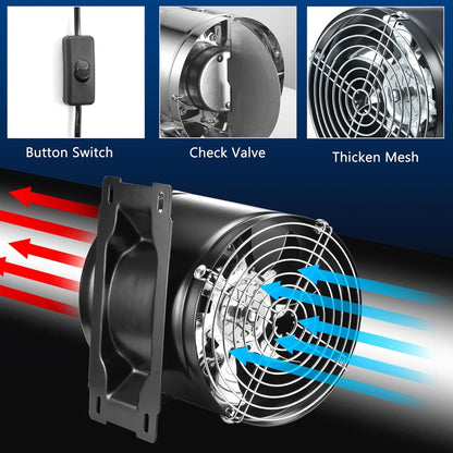 Multifunctional Powerful Silent Exhaust Fan - Super Suction Mute Ventilation Fan
